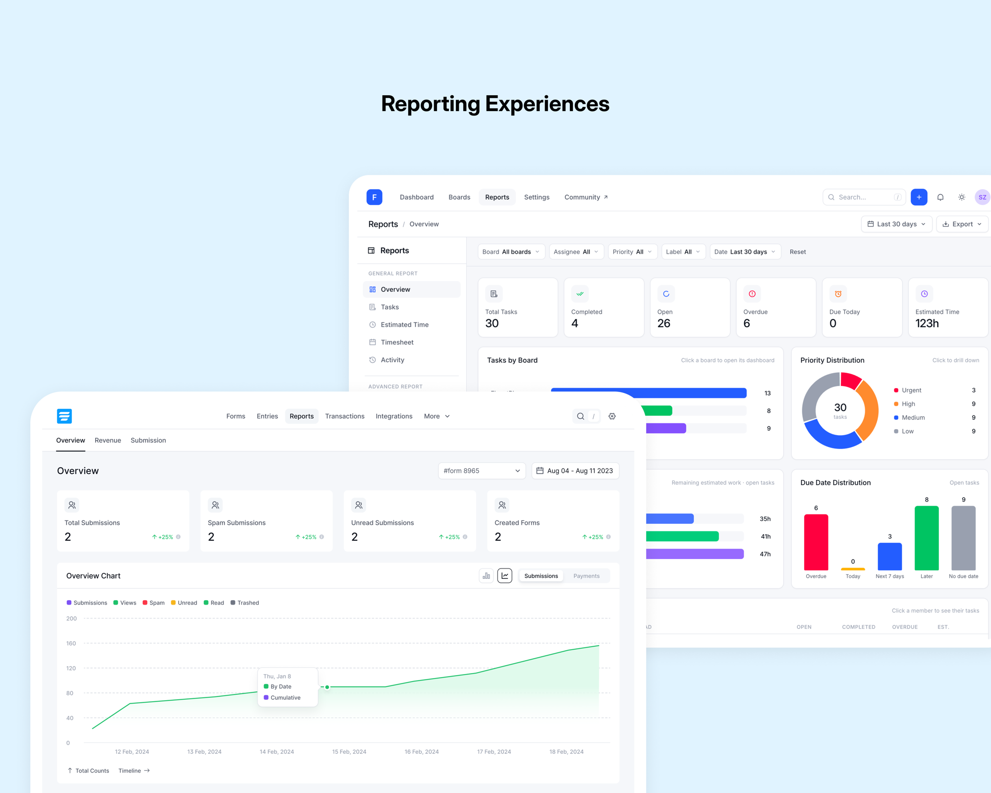 Reporting Experiences case study preview